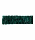 Haarband Streep 7cm Velvet Groen, Nieuw