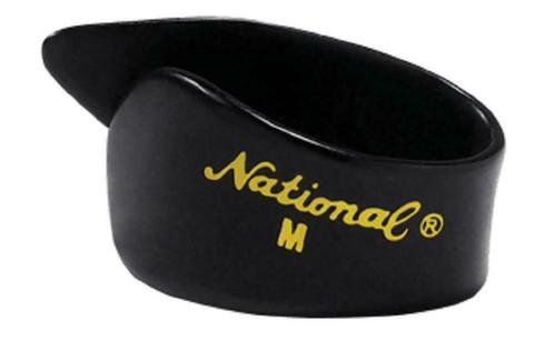 National duimplectrum Zwart medium, Muziek en Instrumenten, Instrumenten | Toebehoren, Akoestische gitaar, Nieuw, Ophalen of Verzenden