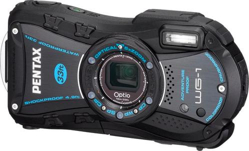 Pentax Optio WG-1 Waterdichte Digitale Compact Camera - Zwar, Audio, Tv en Foto, Fotocamera's Digitaal, Zo goed als nieuw, Verzenden
