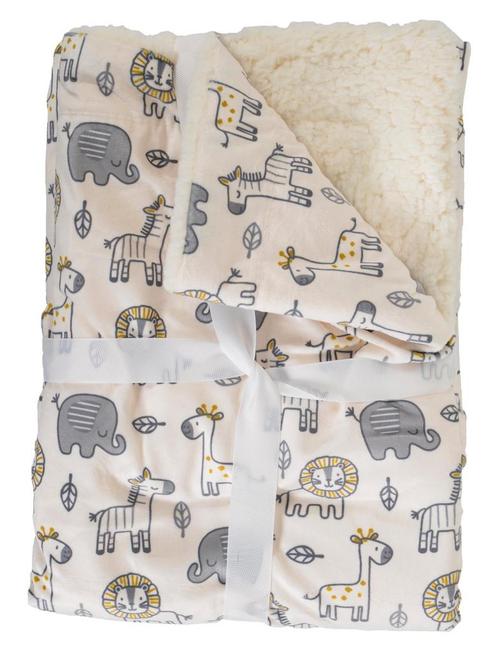 Cangaroo Shaggy Beige 75 x 105 cm Wiegdeken 108060, Kinderen en Baby's, Dekens, Slaapzakjes en Inbakerproducten, Nieuw, Verzenden
