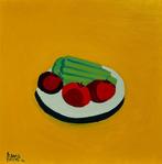 Alonso Cuesta - Plátanos y tomates - NO Reserve, Antiek en Kunst, Kunst | Schilderijen | Modern