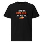 Bitcoin t-shirt -Take The Orange Pill-100% Biologisch Katoen, Kleding | Dames, Nieuw, Store of Value, Zwart, Korte mouw