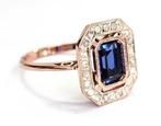 Zonder Minimumprijs - Ring - 9 kt. Roségoud, Zilver -, Sieraden, Tassen en Uiterlijk, Ringen, Nieuw