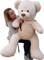 Grote knuffelbeer - I love you - Zacht - Crème, Kinderen en Baby's, Speelgoed | Knuffels en Pluche, Ophalen of Verzenden, Nieuw