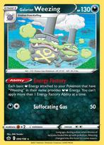 Galarian Weezing 096/198 Chilling Reign, Ophalen of Verzenden, Nieuw, Losse kaart, Foil