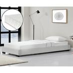 Modern bedframe kunstleer met matras 90x200 wit, Huis en Inrichting, Verzenden, Nieuw