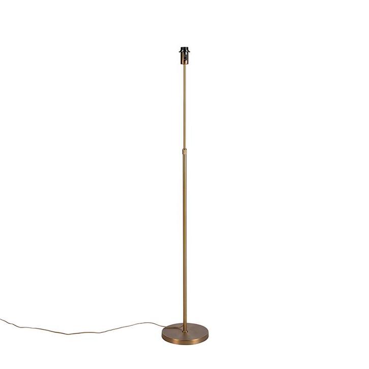 Vintage vloerlamp verstelbaar brons - Parte, Huis en Inrichting, Lampen | Vloerlampen, Nieuw, Overige materialen, 100 tot 150 cm