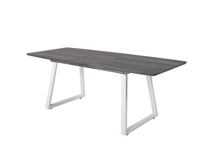 Eettafel - Romy - 160x85 cm - Grijs - Uitschuifbaar - Jörn, Huis en Inrichting, Tafels | Eettafels, Verzenden
