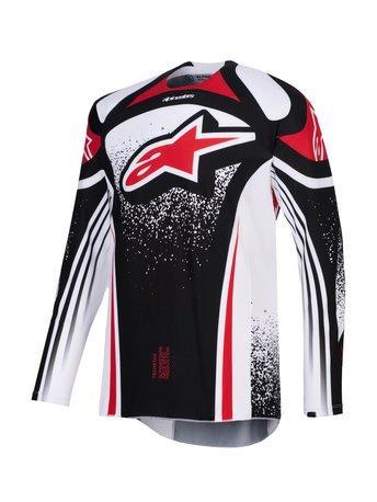 Alpinestars Jersey Techstar Nomur Black/White/Red, Motoren, Kleding | Motorkleding, Verzenden
