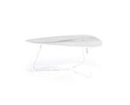 Salontafel Neno 85x95 cm Wit | Eleonora, Ophalen of Verzenden, Nieuw