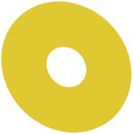 Siemens Noodstop Achterplaat 75mm Geel - 3SU19000BC310AA0 [2, Doe-het-zelf en Verbouw, Elektra en Kabels, Verzenden, Nieuw, Overige typen
