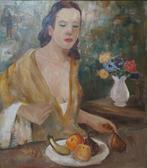 Italiaanse school (XX) - Ritratto di ragazza, Antiek en Kunst, Kunst | Schilderijen | Klassiek