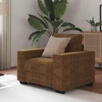 vidaXL Fauteuil 59 cm kunstleer bruin, Huis en Inrichting, Verzenden, Nieuw, Eenpersoons, Leer