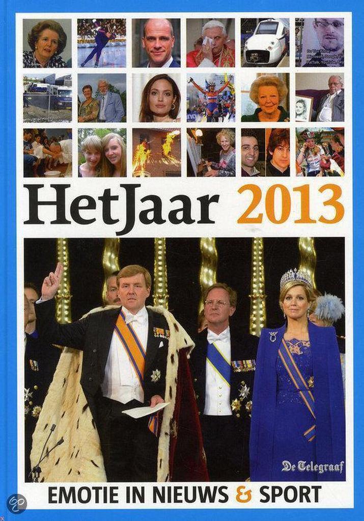 Het Jaar 2013 8710400700005 Telegraaf, Boeken, Literatuur, Zo goed als nieuw, Verzenden