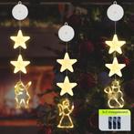 Kerstverlichting Raam Engel, Sneeuwpop, Kerstman - 73-82cm -, Diversen, Kerst, Verzenden, Nieuw
