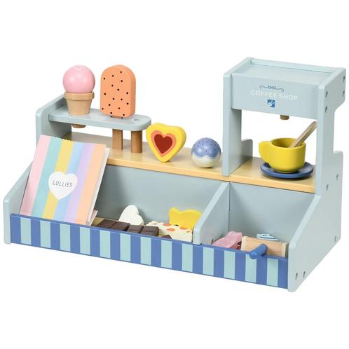 TRUUSK AIYAPLAY IJssalon Houten Speelgoed Voor Kinderen Met, Kinderen en Baby's, Speelgoed | Speelkeukens, Nieuw, Verzenden