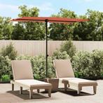 vidaXL Parasol met aluminium paal 2x1,5 m terracottakleurig, Tuin en Terras, Parasols, Verzenden, Nieuw, 2 tot 3 meter