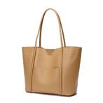 Daila Leren Tote Shopper, Verzenden, Nieuw, Beige, Shopper