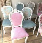 Barok eetkamerstoelen I brocante stoelen I op maat gemaakt, Vijf, Zes of meer stoelen, Landelijk brocante, Zo goed als nieuw, Hout