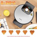 Wafelijzer - Wafelmaker - 5 Wafels - 1000W - RVS - Aigostar, Huis en Inrichting, Verzenden, Nieuw