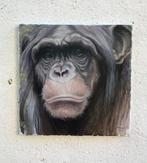 Anthony Miguel - Portrait dun chimpanze adulte, Antiek en Kunst