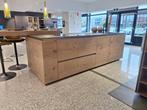 Nolte Showroom Keuken – Staalgrijs/eiken - Compleet, Overige kleuren, Overige typen, Nieuw, Kunststof