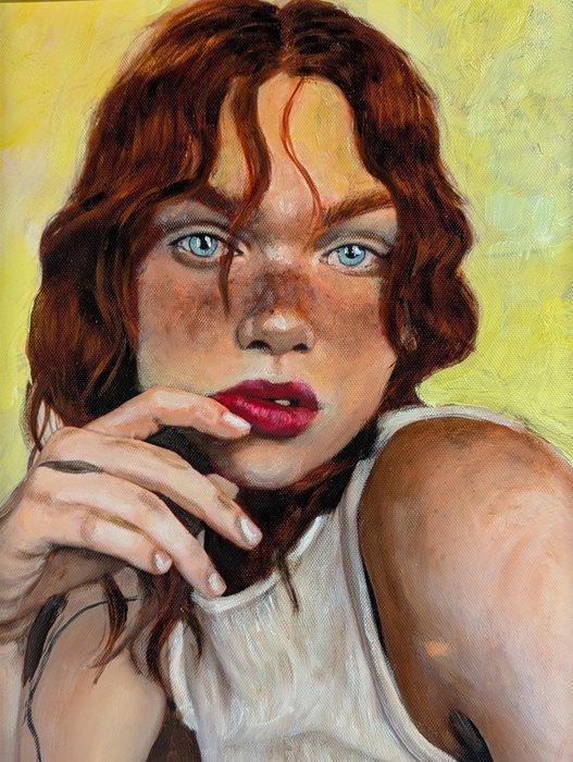 A. Costabile (1966) - Pensieri, Antiek en Kunst, Kunst | Schilderijen | Klassiek