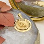 Gouden hanger van 5 gulden munt Koningin Wilhelmina 1912, Sieraden, Tassen en Uiterlijk, Bedels, Ophalen of Verzenden, Gebruikt