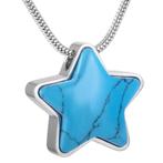 Ashanger, assieraad Ster blauw, Sieraden, Tassen en Uiterlijk, Nieuw, Blauw, Overige materialen, Kruis of Symbool