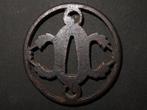 Katana - gesmeed ijzer - Myoga Sukashi Tsuba : C5-13 - Japan, Antiek en Kunst