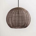 Rotan / Rieten Hanglamp, Handgemaakt, Zwart, Rond, 40 cm