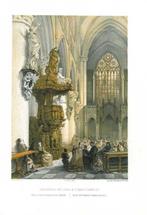 Zicht op Brussels, Antiek en Kunst, Kunst | Etsen en Gravures