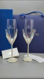 Swarovski - Beker (2) - Glas, Kristal, Metaal, Antiek en Kunst