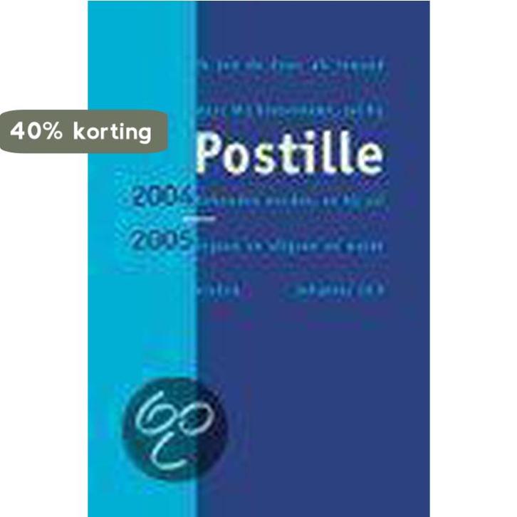 Postille 56 2004 2005 9789023916413, Boeken, Godsdienst en Theologie, Zo goed als nieuw, Verzenden