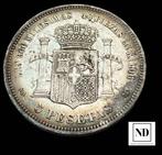 Koninkrijk Spanje. Amadeo I. 5 Pesetas 1871 *18-71 - Madrid