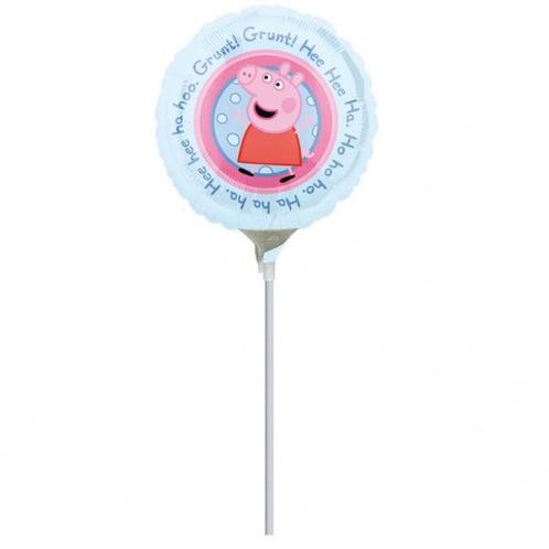 Peppa Pig Folie Ballon Mini 23cm, Hobby en Vrije tijd, Feestartikelen, Nieuw, Verzenden