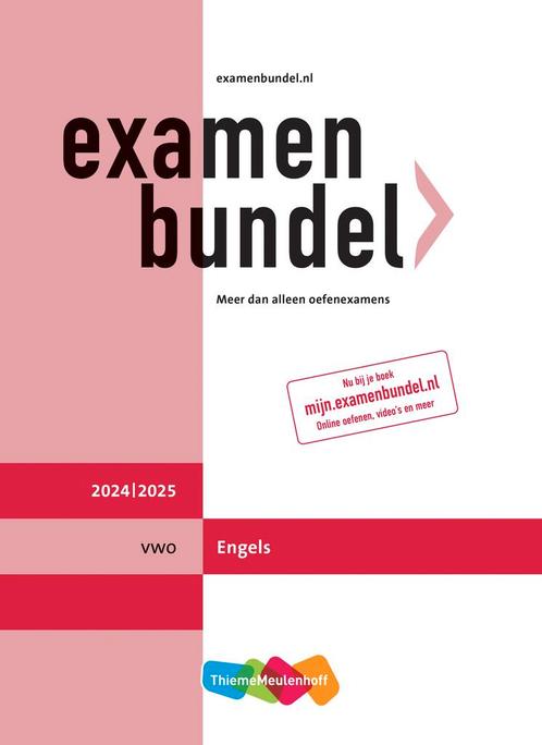 Examenbundel online  boek vwo Engels 20242025 9789006650709, Boeken, Schoolboeken, Zo goed als nieuw, Verzenden