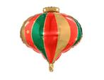 Helium Ballon Kerstbal Leeg 51cm, Verzenden, Nieuw