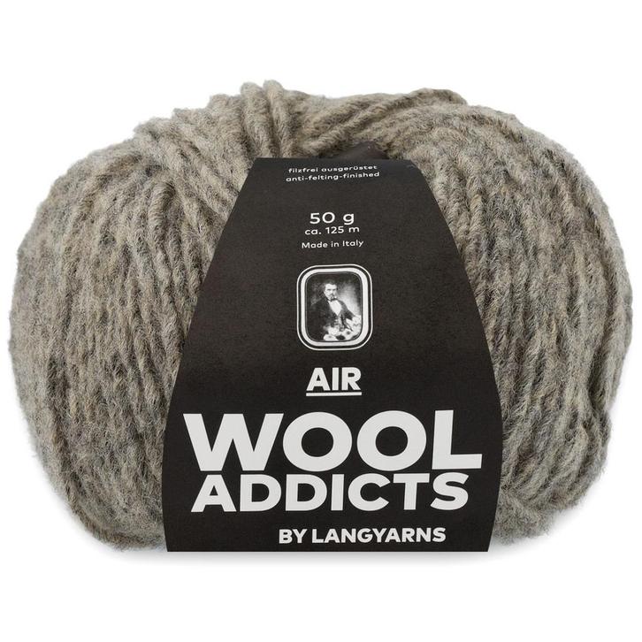 WoolAddicts Air - 96 taupe - Merinowol Garen, Hobby en Vrije tijd, Breien en Haken, Ophalen of Verzenden