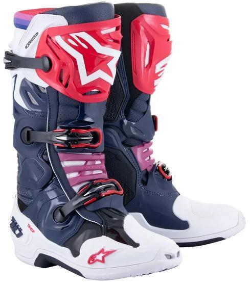 Alpinestars Tech 10 Schoenen Supervented Night Marine Wit, Motoren, Kleding | Motorkleding, Heren, Nieuw met kaartje, Laarzen