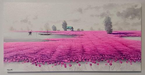 Roberto Mauri (1977) - Fioritura Lilla, Antiek en Kunst, Kunst | Schilderijen | Klassiek