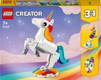 LEGO Creator 3in1 Magische Eenhoorn Speelgoed Set - 31140, Verzenden, Nieuw