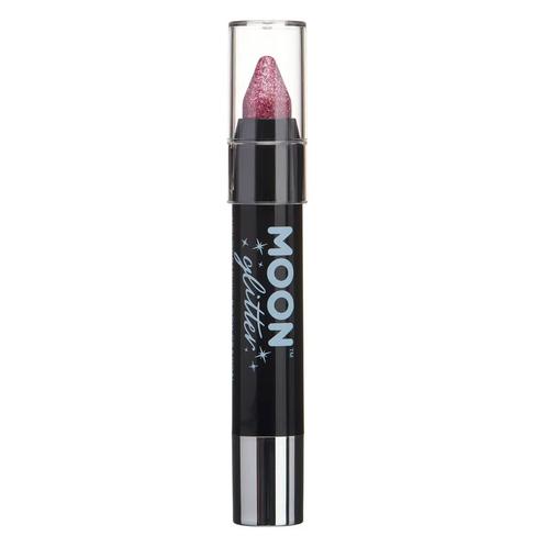 Moon Glitter Holographic Body Crayons Pink 3.2g, Hobby en Vrije tijd, Feestartikelen, Nieuw, Verzenden