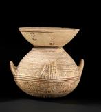 Oud-Grieks Keramiek Daunian Olla. 29x31 cm. Spaans