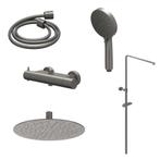 Regendoucheset IVY Bond Opbouw Thermostatisch 25 cm Slim, Ophalen of Verzenden, Nieuw, Kraan