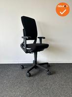 Ahrend 230 - Hoge rug  - Zwart stoffering - Zwart voetkruis, Werkplek, Ophalen of Verzenden, Gebruikt, Stoel