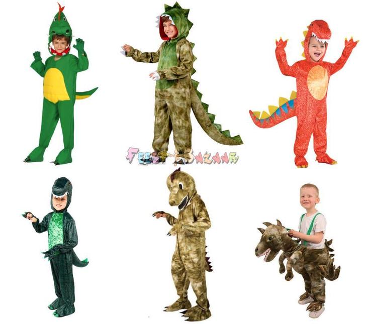 Dino Pak Kind Volwassenen - Dinosaurus verkleedpak, Kinderen en Baby's, Carnavalskleding en Verkleedspullen, Jongen of Meisje