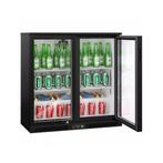 GGM Gastro | Barkoelkast - 900mm - 220 liter - met 2 glazen, Verzenden, Nieuw