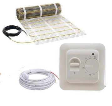 Elektrische vloerverwarming set 1 M2  met  inbouw