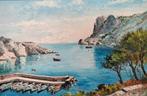 Scuola francese (XX) (firmato Andrè Raviol) - Calanque de